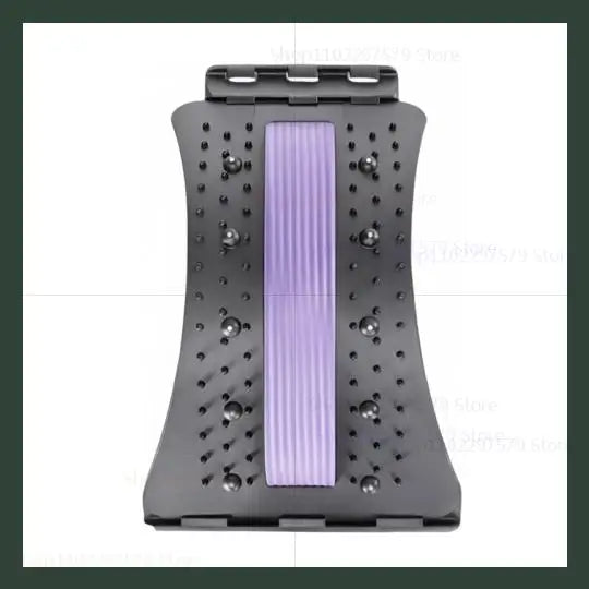 Lumbar Support and Relaxation Device - Fitness Massager for Spine Pain Relief and Stretching