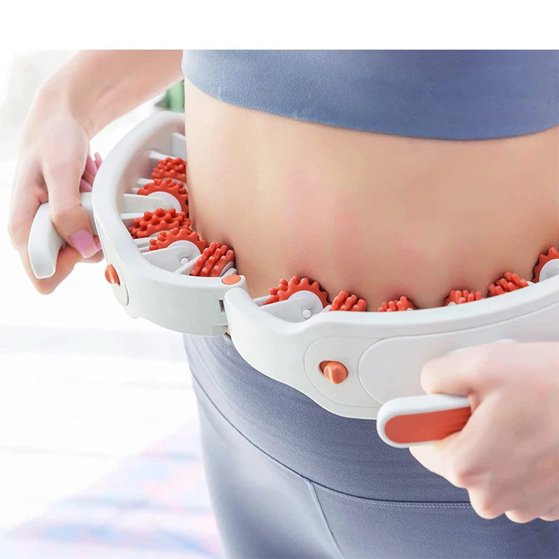 Massaging Leg Clamp and Roller for Inner Thigh and Calf Muscle Relaxation Training
