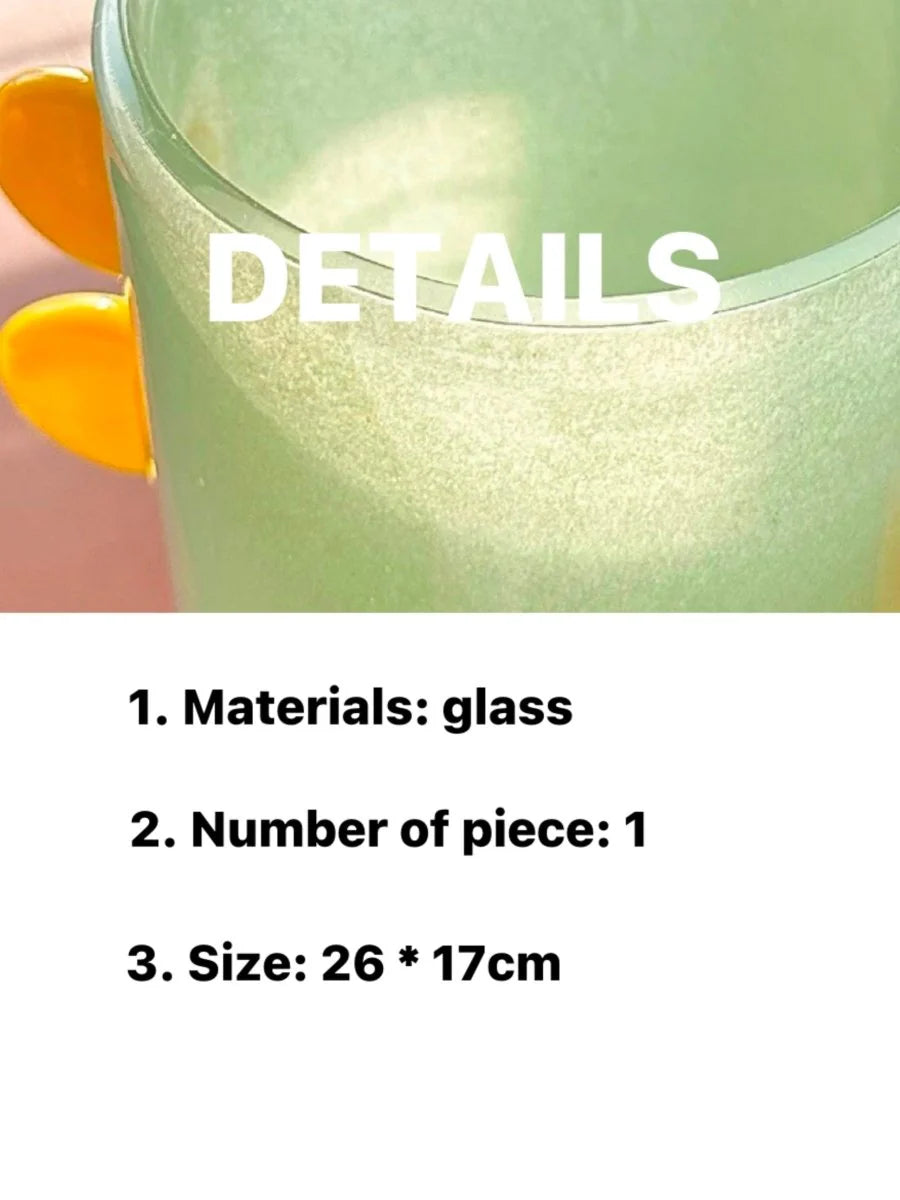 Handblown Whimsical Cylinder Vase - Eclectic Table Setting Centrepieces