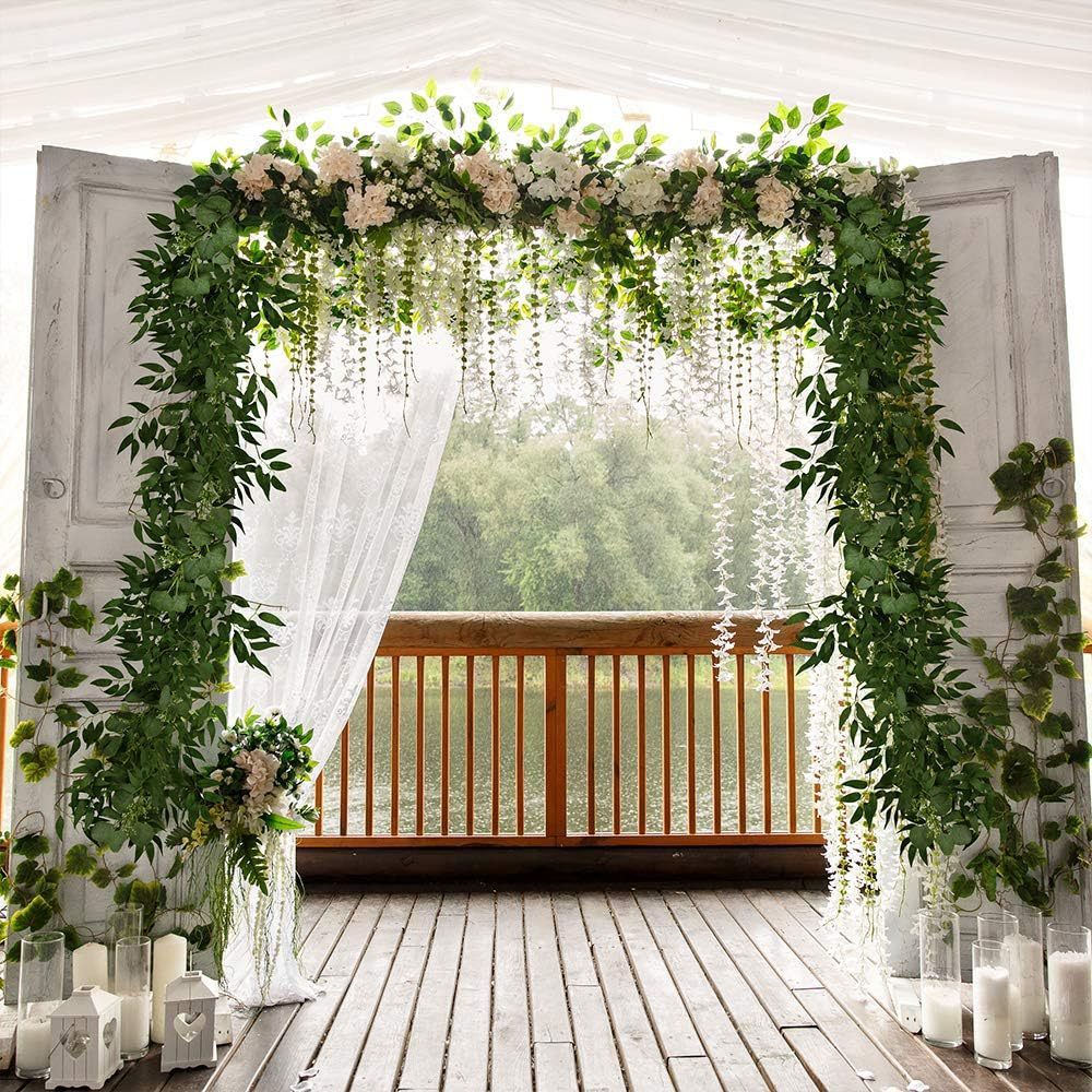 Fake Green Vine Simulated Plants Wedding Decoration