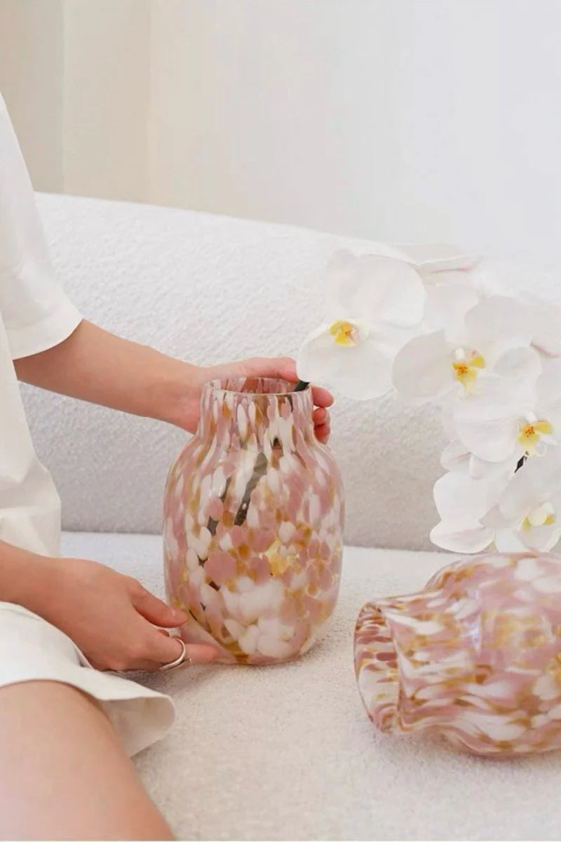 Handblown Nossa Ripple Vases