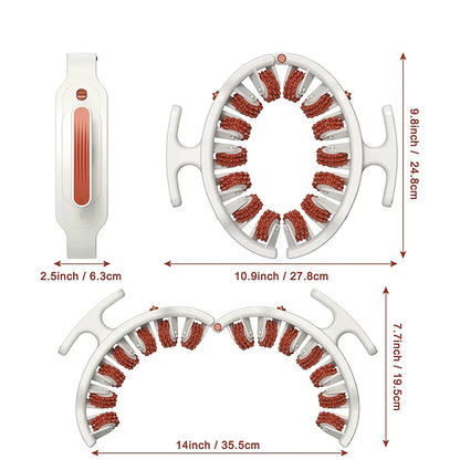 Massaging Leg Clamp and Roller for Inner Thigh and Calf Muscle Relaxation Training