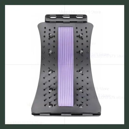 Lumbar Support and Relaxation Device - Fitness Massager for Spine Pain Relief and Stretching