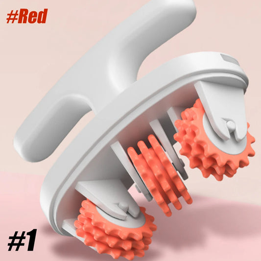 Massaging Leg Clamp and Roller for Inner Thigh and Calf Muscle Relaxation Training